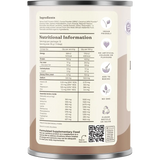 Hemp Foods Australia Organic Hemp Protein Shake Chocolate 420g — side pack image (UHP)