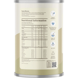 Hemp Foods Australia Organic Hemp Protein Shake Natural 420g — side pack image (UHP)