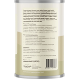 Hemp Foods Australia Organic Hemp Protein Shake Natural 420g — side pack image (UHP)