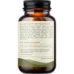 Hemp Foods Australia Plant-Based Omega Hemp Gold Seed Oil Capsules 1000mg 60c — side pack image (UHP)