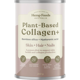 Hemp Foods Australia Plant Based Collagen+ Berry 240g — front pack image (UHP)
