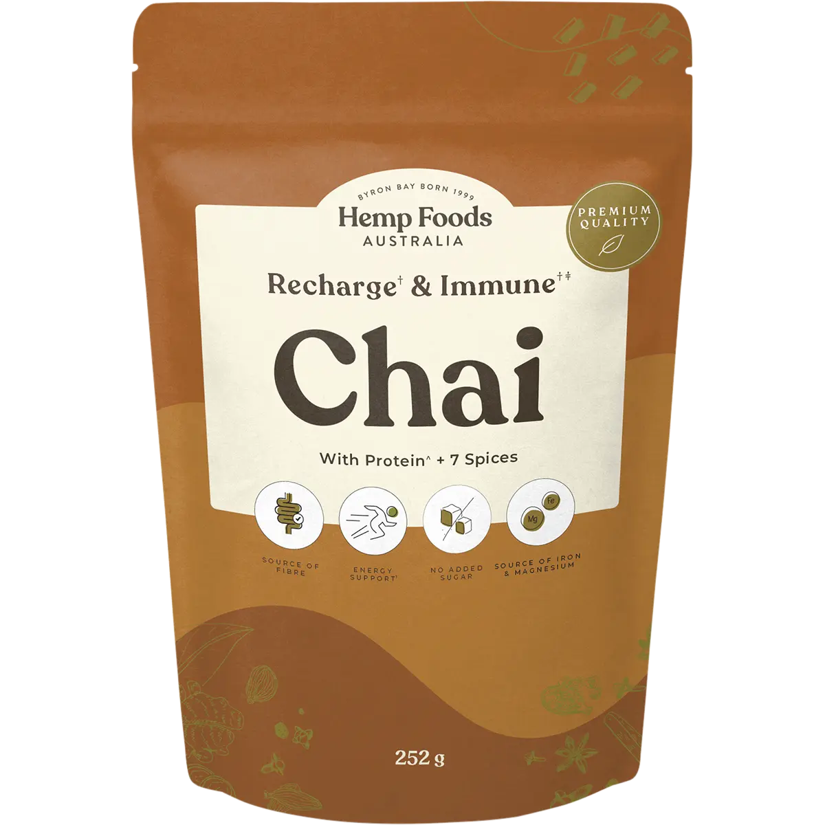 Hemp Foods Australia Recharge & Immune Chai — official UHP product image 2