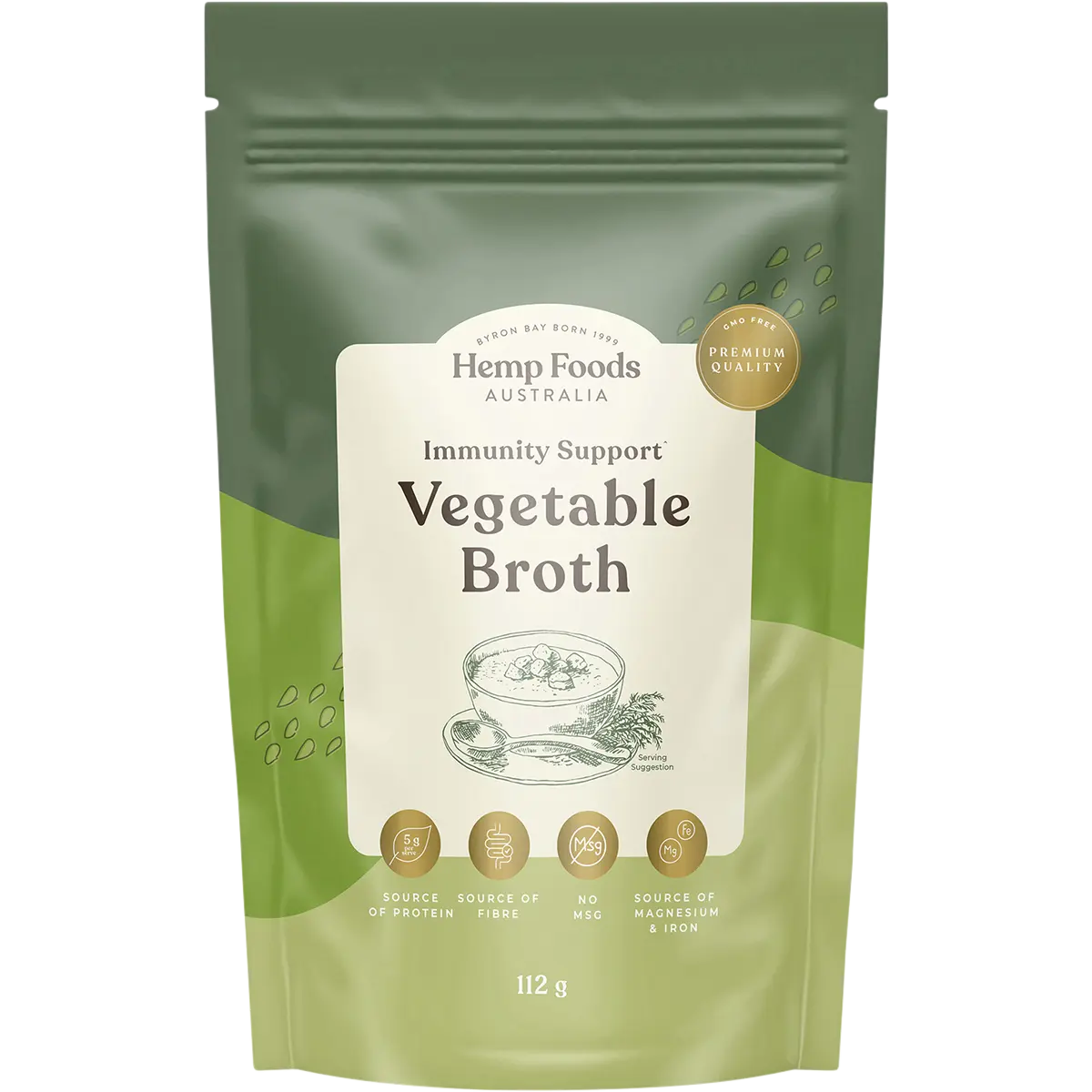 Hemp Foods Australia Vegetable Broth Immunity Support — official UHP product image 2