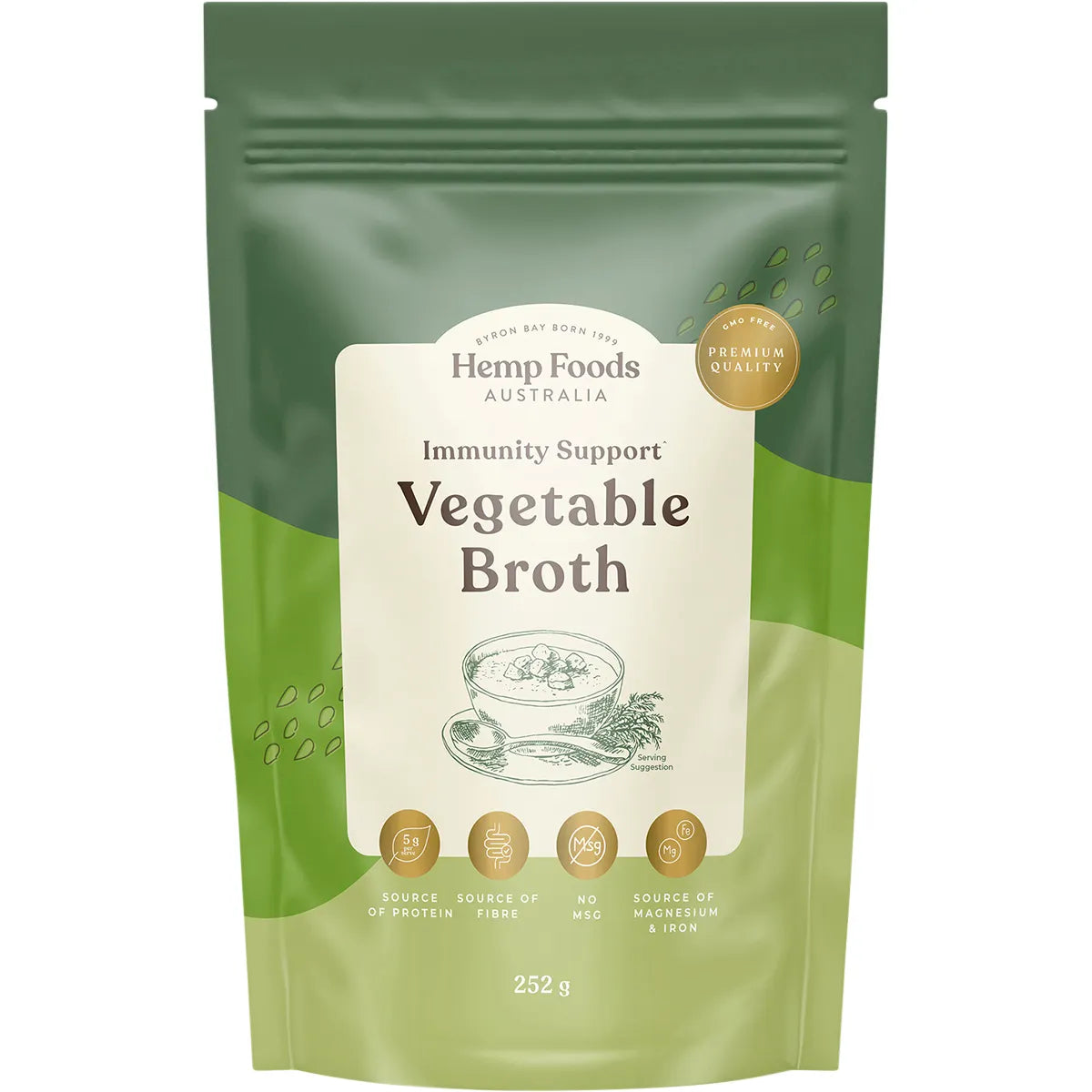 Hemp Foods Australia Vegetable Broth Immunity Support