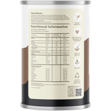 Hemp Foods Australia Organic Hemp Protein Shake Chocolate Espresso 420g — side pack image (UHP)