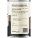 Hemp Foods Australia Organic Hemp Protein Shake Chocolate Espresso 420g — side pack image (UHP)