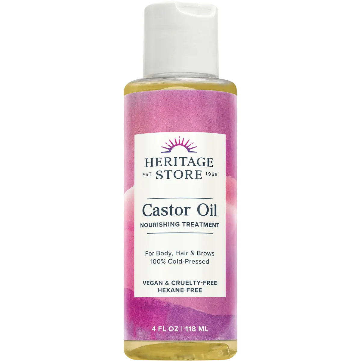 Heritage Store Castor Oil Nourishing Treatment — front pack image (UHP)