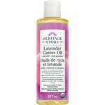 Heritage Store Lavender Castor Oil 237ml — front pack image (UHP)
