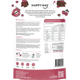 Happy Way Vegan Protein Powder Choc Cherry 500g — back pack image (UHP)
