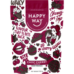Happy Way Whey Protein Powder Choc Cherry 500g — front pack image (UHP)