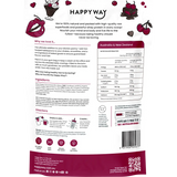 Happy Way Whey Protein Powder Choc Cherry 500g — back pack image (UHP)