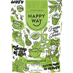 Happy Way Whey Protein Powder Matcha Latte 500g — front pack image (UHP)