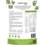 Happy Way Whey Protein Powder Matcha Latte 500g — back pack image (UHP)