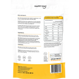 Happy Way Creatine Powder Monohydrate Tropical 300g — back pack image (UHP)