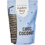 Happy Way Ashy Bines Whey Protein Powder Choc Coconut 500g — front pack image (UHP)