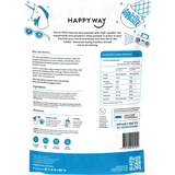 Happy Way Whey Protein Powder Vanilla — back pack image (UHP)