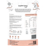 Happy Way Vegan Protein Powder Vanilla — back pack image (UHP)