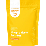 Happy Way Magnesium Powder Tropical 315g — front pack image (UHP)