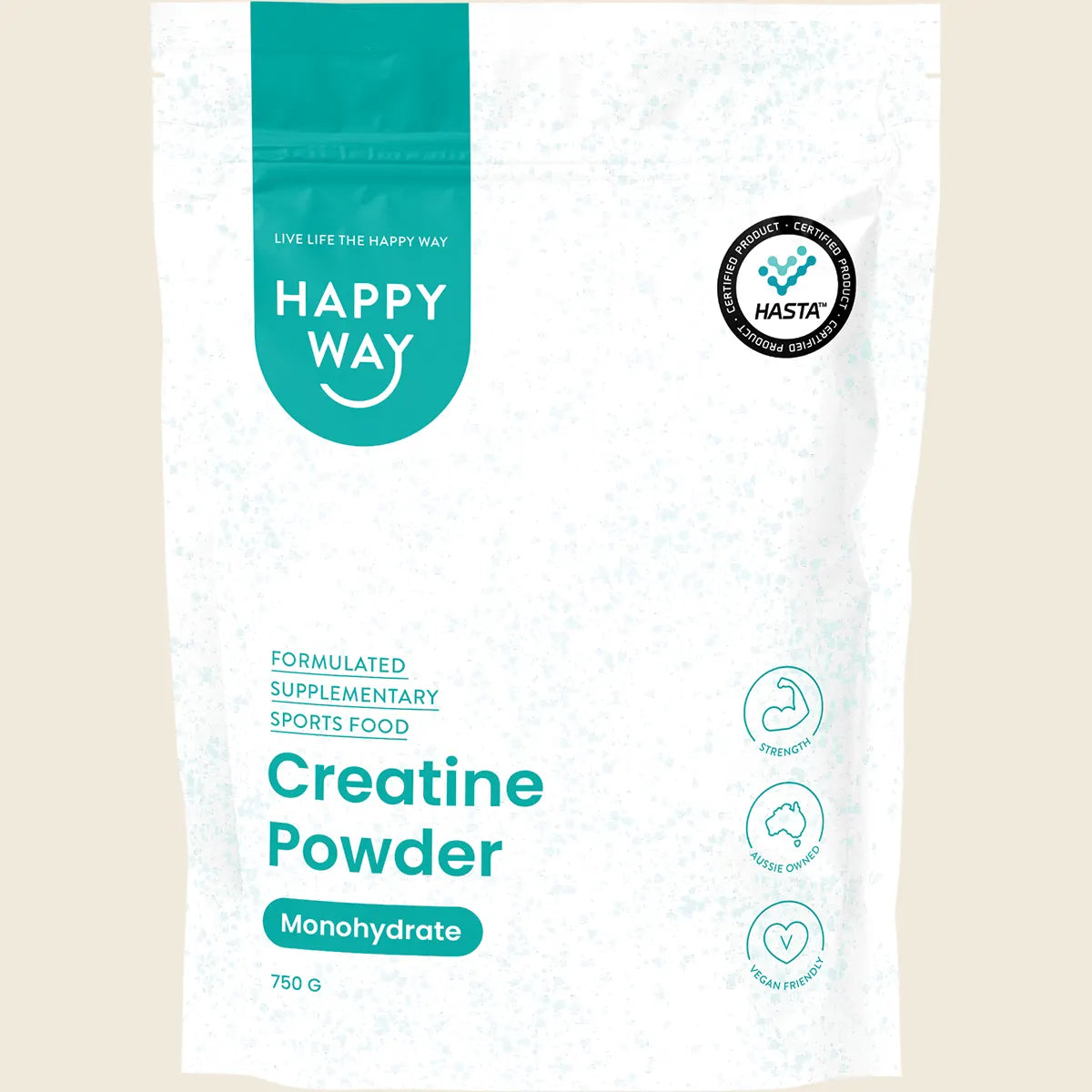 Happy Way Creatine Powder Monohydrate Happy Way