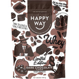 Happy Way Dark Chocolate Whey Protein Powder 500g — front pack image (UHP)
