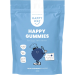 Happy Way Blue Raspberry Flavour Happy Gummies Mix 210g — front pack image (UHP)