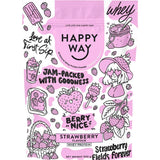 Happy Way Whey Protein Powder Strawberry 500g