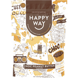 Happy Way Choc Peanut Butter Vegan Protein 500g — front pack image (UHP)