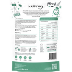 Happy Way Choc Mint Whey Protein Powder 500g — back pack image (UHP)