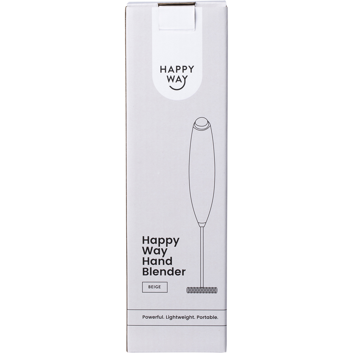 Happy Way Hand Blender with Stand Beige box image
