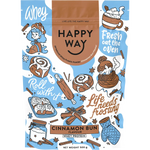 Happy Way Whey Protein Powder Cinnamon Bun 500g — front pack image (UHP)