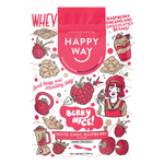 Happy Way Whey Protein Powder White Choc Raspberry 500g — front pack image (UHP)