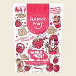 Happy Way Whey Protein Powder White Choc Raspberry 500g