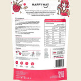 Happy Way Whey Protein Powder White Choc Raspberry 500g