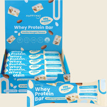 Happy Way Whey Protein Bar Vanilla Nougat 10x60g