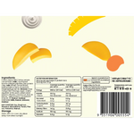 Happy Way Whey Protein Bar Mango Cream 10x60g — back of pack and product information