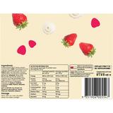 Happy Way Whey Protein Bar Strawberry Cream 10x60g — back of pack and product information