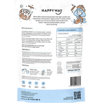 Happy Way Vegan Protein Powder Cinnamon Bun 500g — back pack image (UHP)