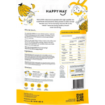 Happy Way Whey Protein Powder Banana — back pack image (UHP)