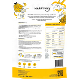 Happy Way Whey Protein Powder Banana — back pack image (UHP)