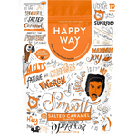 Happy Way Whey Protein Powder Salted Caramel 500g — front pack image (UHP)