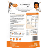 Happy Way Whey Protein Powder Salted Caramel 500g — back pack image (UHP)