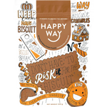 Happy Way Whey Protein Powder Caramel Biscuit 500g — front pack image (UHP)