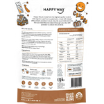 Happy Way Whey Protein Powder Caramel Biscuit 500g — back pack image (UHP)