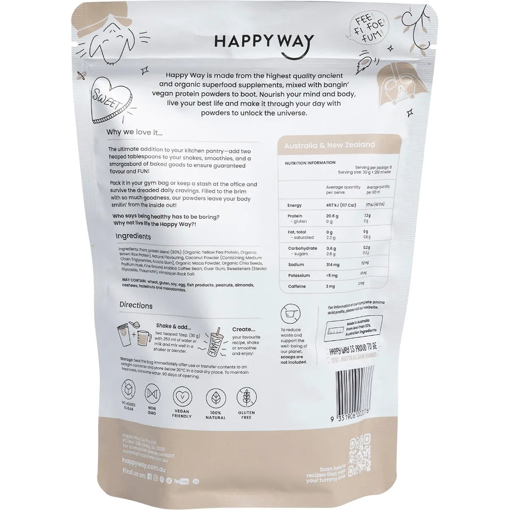 Happy Way Vegan Protein Powder Coffee 500g