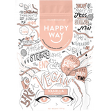 Happy Way Vegan Protein Powder Vanilla — front pack image (UHP)