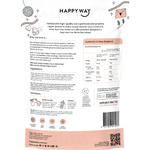Happy Way Vegan Protein Powder Vanilla — back pack image (UHP)