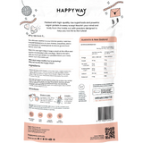 Happy Way Vegan Protein Powder Vanilla — back pack image (UHP)