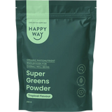 Happy Way Super Greens Powder Tropical 200g — front pack image (UHP)