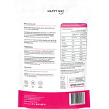 Happy Way BCAA Recharge Raspberry 300g — back pack image (UHP)