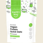 Happy Way Vegan Protein Quick Oats Chocolate 700g — front pack image (UHP)